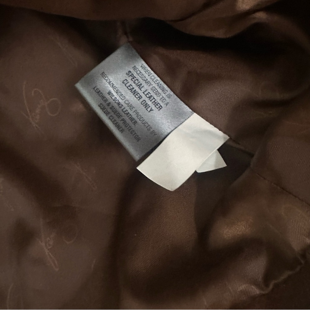 Venus William’s Wilsons Leather Dark Brown Suede Women's Jacket Y2K Size Small S - Picture 5 of 7
